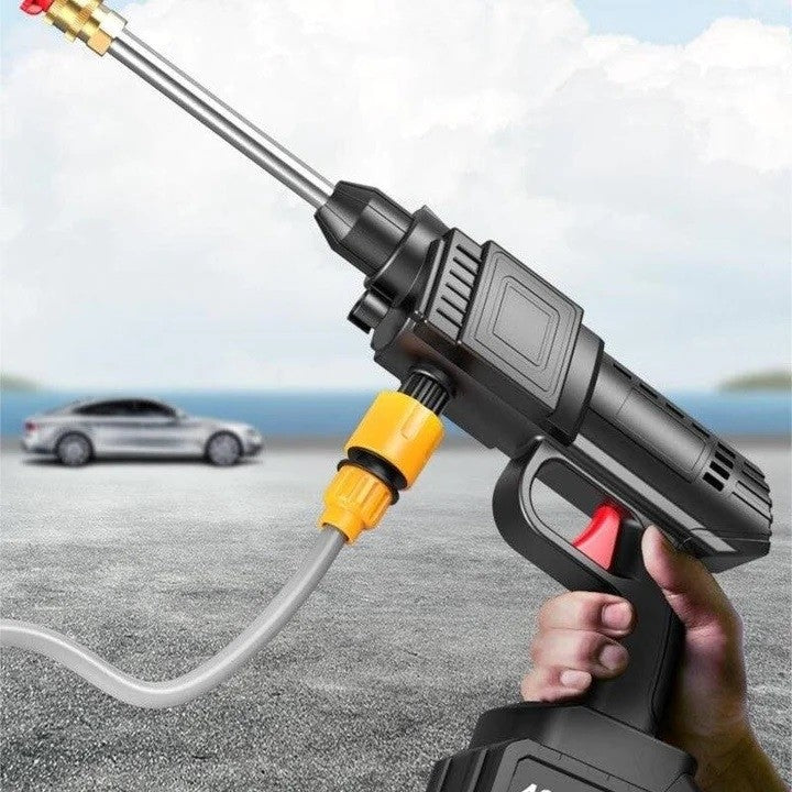 Pistol de spălat cu presiune AT PERFORMANCE® 36V, cu 2X acumulator, 25 bari, 240 l/h, mobil, multifuncțional, cu accesorii