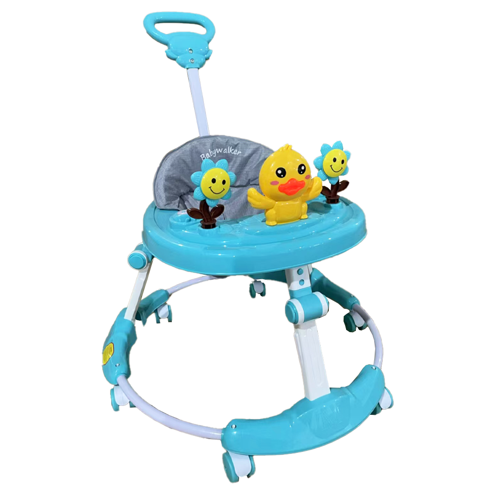 Premergător 3 în 1 pentru Copii AT PERFORMANCE® – Maner Ergonomic, Roti Silentioase Si 2 Culori Albastru, Roz