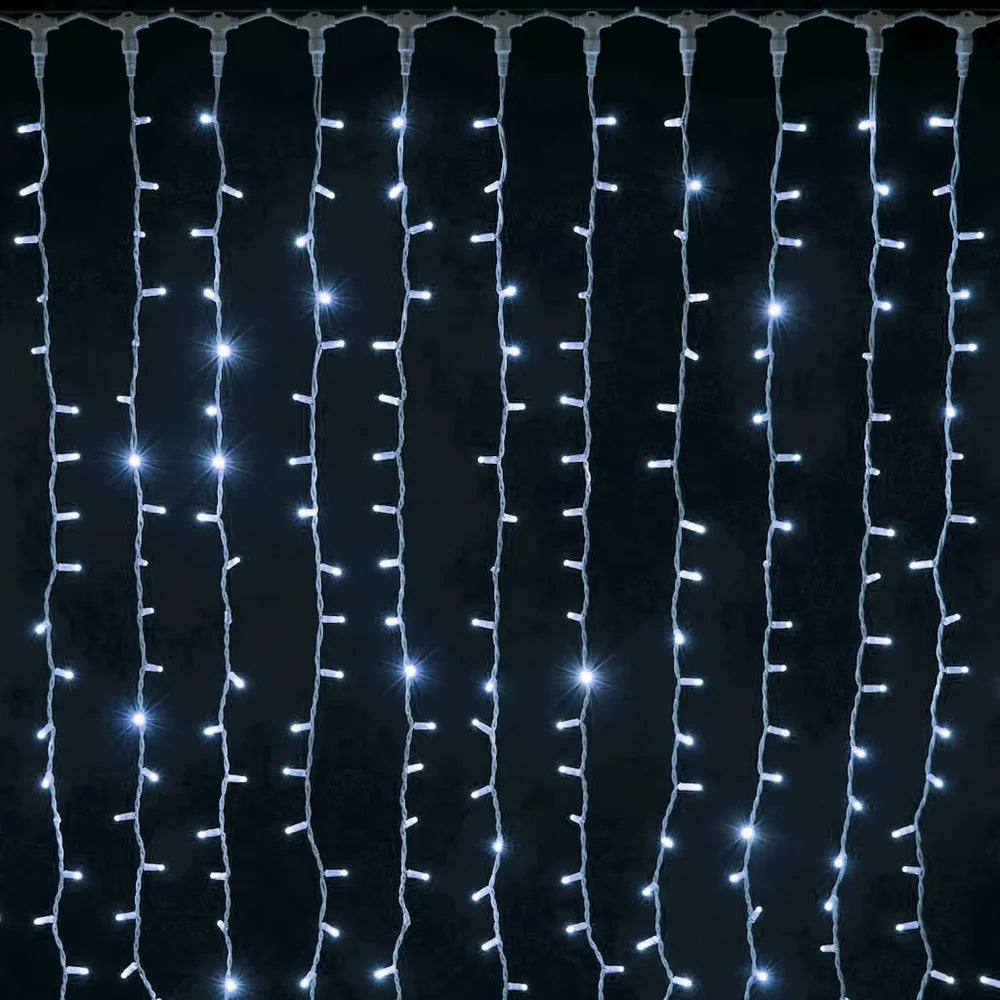 Instalație luminoasă tip perdea AT Performance 3x2M, 240 LED, IP65, efect curgere