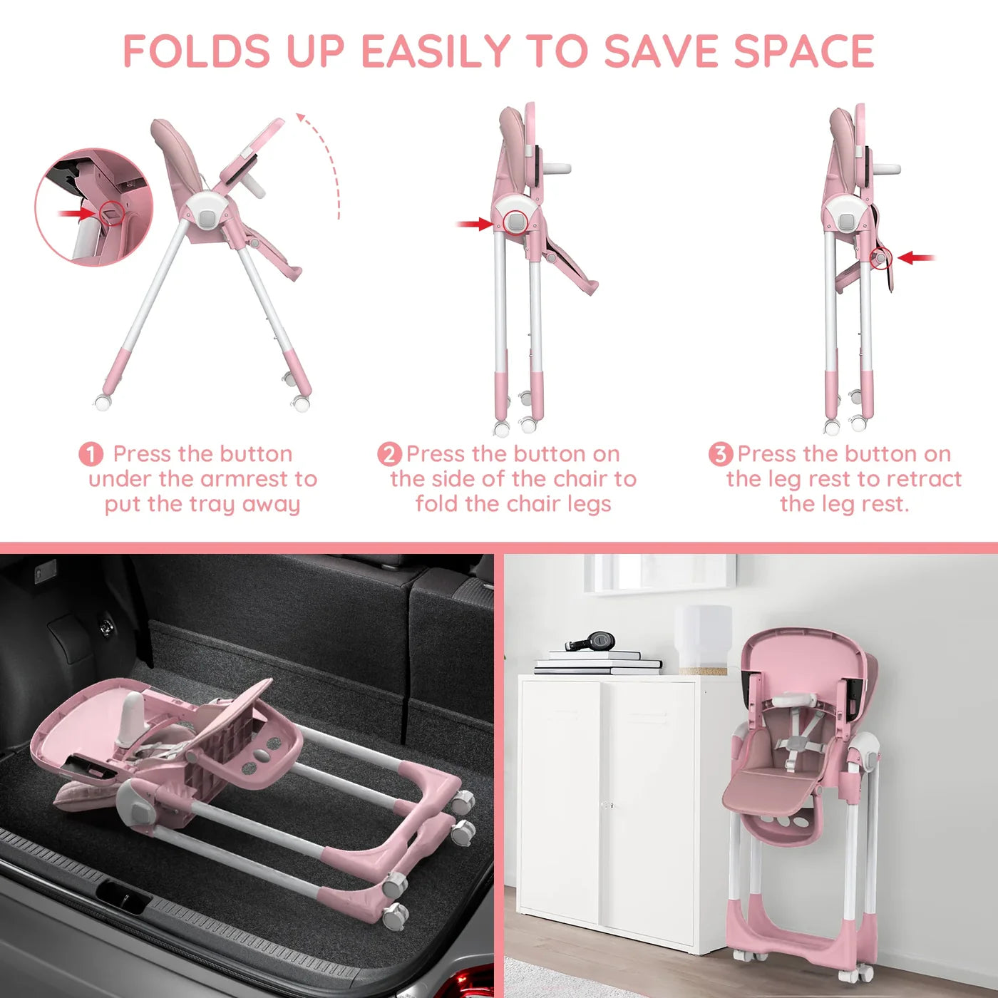 Scaun de masa bebe 5 in 1