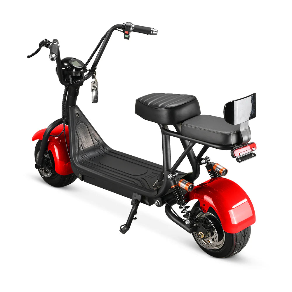 Mini Harley Electrică 800W 48V | Scuter Urban AT PERFORMANCE®, Autonomie 35 km, Se Conduce Fără Permis 25 km/h