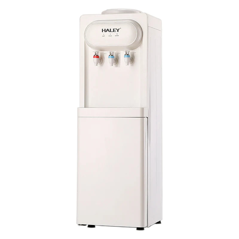 Dozator de Apă HALEY cu Compresor, Apă Caldă și Rece, 550W/95W, Inox, Protecție Copii, Alb