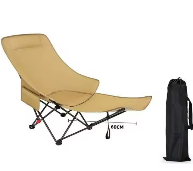Sezlong / Scaun Pliabil Portabil –  Aluminiu & Poliester, Suporta 120 kg
