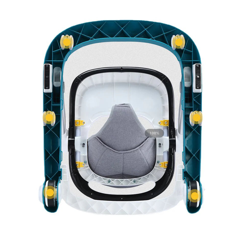 Premergator educational 3 in 1 pentru copii, functie de masuta, premergator si Antemergator Alb/Gri