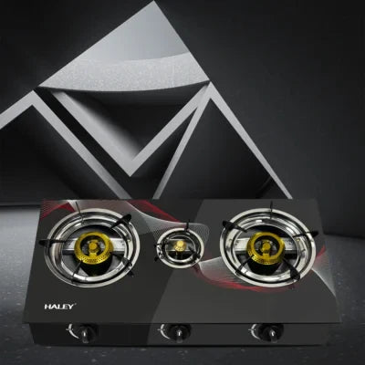 Aragaz cu două ochiuri Haley HY-1517 – Flacără puternică și consum redus de gaz